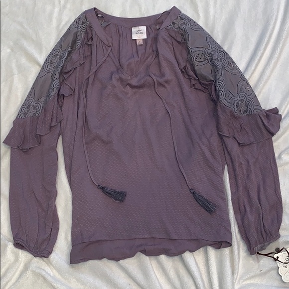 Knox Rose Tops - NWT Bohemian Blouse